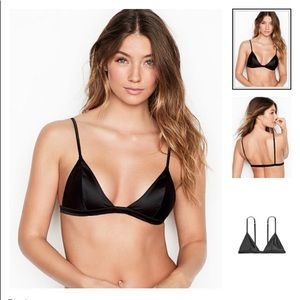 Satin Triangle Bralette